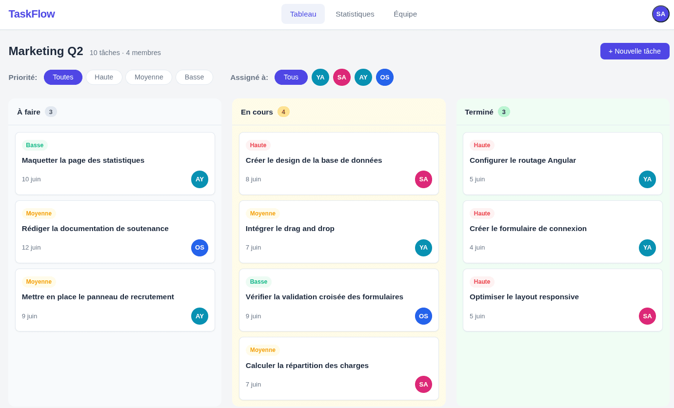 TaskFlow project preview